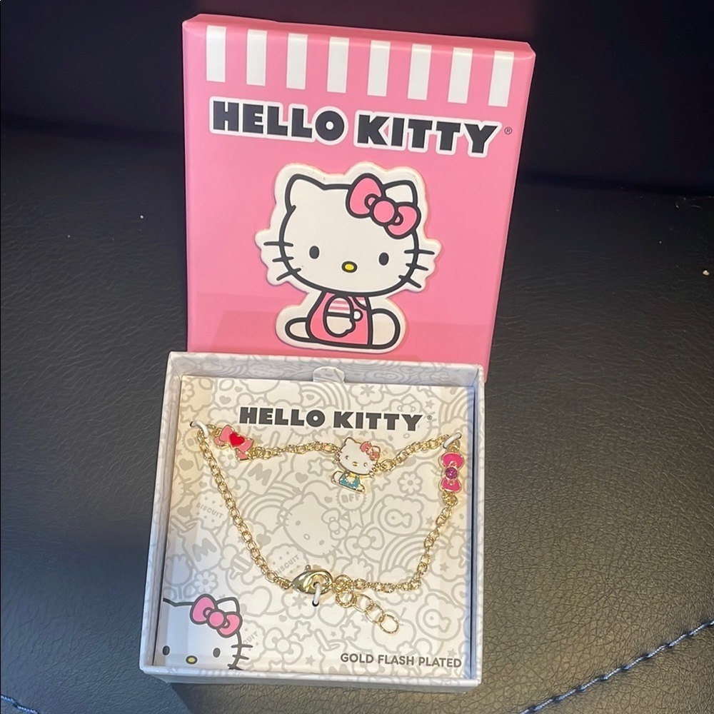 Hello Kitty Gold Necklace for Kids